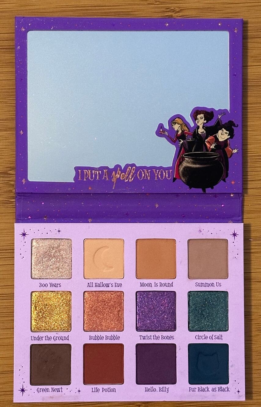 ColourPop Disney Hocus Pocus “Witching Hour” Eyeshadow Palette – Like New